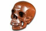 Realistic, Polished Chohua Jasper Skull #378677-2